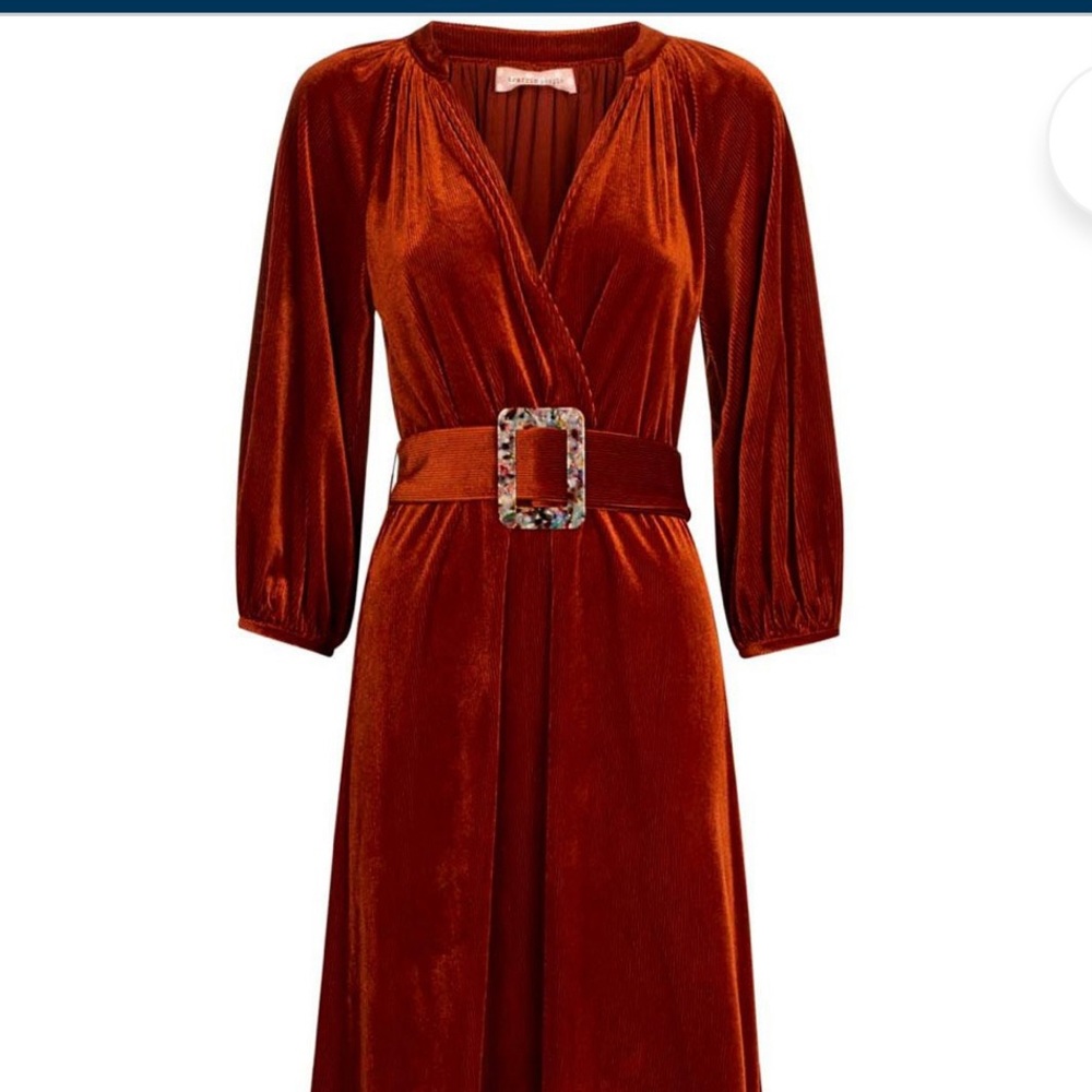 Traffic People Velvet cord dress